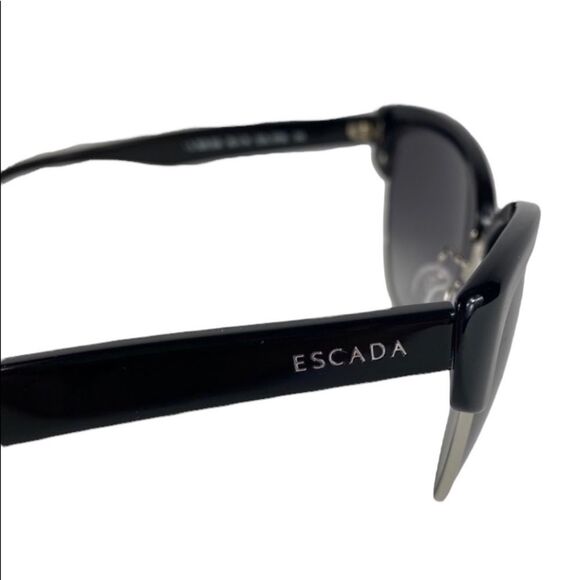 Escada De Rigo Black Cat Eye Sunglasses - Picture 1 of 10